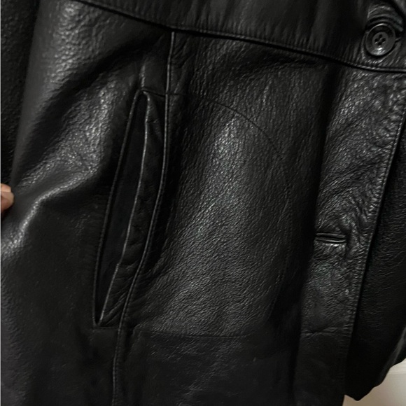 Wilson’s Black Leather Coat - Picture 4 of 6